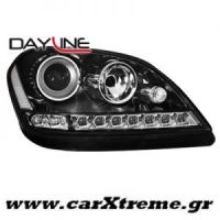 Φανάρι Εμπρός Μαύρο Mercedes Benz W164 M 05-08