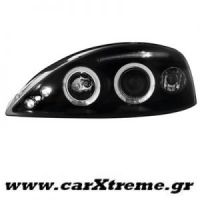 Φανάρι Εμπρός Μαύρο Opel Corsa C 01-03