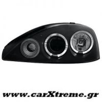 Φανάρι Εμπρός Μαύρο Opel Corsa C 01-03