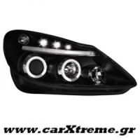 Φανάρι Εμπρός Μαύρο Opel Corsa D 06+