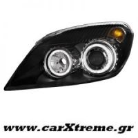 Φανάρι Εμπρός Μαύρο Opel Astra H 04-07