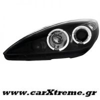 Φανάρι Εμπρός Μαύρο Peugeot 307 01 04 05