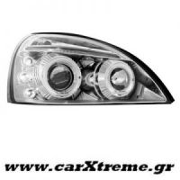 Εμπρός Φανάρι Αυτοκινήτου Chrome Για Renault Clio MK3 01-05