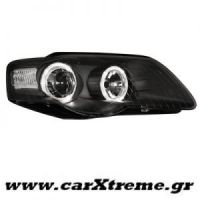 Φανάρι Εμπρός Μαύρο VW Passat 3C 05+ Ech Motor