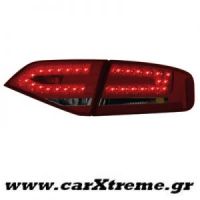Φανάρι Πίσω Red Smoke Led Audi A4 Lim 07+