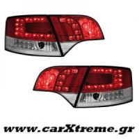 Φανάρι Πίσω Indicator Red Crystal Led Audi A4 Avant B7 04-08
