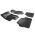 Πατάκια Σκαφάκια 3D Από Λάστιχο TPE Για Opel Astra H 2004-2009 Rizline 4 Τεμάχια Μαύρα