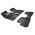 Πατάκια Σκαφάκια 3D Από Λάστιχο TPE Για Nissan Micra K13 2010-2017 Rizline 4 Τεμάχια Μαύρα