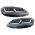 Μπροστινά Φανάρια Set Για Vw Golf VII (7.5) 17-19 DRL Full Led Halogen Version Black LEDHL10-BK Osram Ledriving