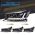 Μπροστινά Φανάρια Set Για Toyota Hilux Revo 15-19 Με Dynamic Start DRL &  Φλας Μαύρα Με Μοτέρ VLand