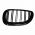 Καρδιές Μάσκας Για Bmw 5 E60 03-11 M4 Look Με Διπλή Γρίλια Μαύρο Γυαλιστερό 2 Τεμάχια