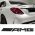 Αυτοκόλλητο Σήμα Amg Μαύρο Μεταλλικό 18cm x 2cm 1 Τεμάχιο