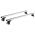 Μπάρες Οροφής Αλουμινίου CRUZ 924-705 Oplus AT-108cm Ασημί 2 Τεμάχια