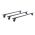 Μπάρες Οροφής Σιδερένιες CRUZ Cargo Spro-120cm 922-437 Σετ Με Πόδια Για VW Caddy Maxi 07-11 3 Τεμάχια
