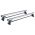 Μπάρες Οροφής Αλουμινίου CRUZ 924-012 Optima Alu T-108cm Ασημί 2 Τεμάχια