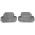 Πατάκια Σκαφάκια 3D Από Λάστιχο Για Audi A5 Coupe 8T 07-15 "Star Diamond" 4 Τεμάχια Γκρι