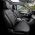 Καλύμματα Αυτοκινήτου Otom Inspire Design Universal Full Δερματίνη Σετ Εμπρός / Πίσω 11 Τεμαχίων Μαύρο INS-3501