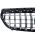 Μάσκα Για Mercedes-Benz B-Class W246 14-18 GT Amg Panamericana Look Μαύρο/Χρώμιο 1 Τεμάχιο