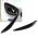 Φρυδάκια Μπροστινών Φαναριών Για Smart ForTwo 453 2014+ Βαμμένα Μάυρο Γυαλιστερό Χρώμα 2 Τεμάχια