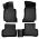 Πατάκια Σκαφάκια 3D Από Λάστιχο TPE Για Mercedes C-Class W205 2014-2020 Rizline 4 Τεμάχια Μαύρα