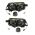 Μπροστινά Φανάρια Set Για Bmw 3 E46 Sedan/Caravan 01-05 Angel Eyes Μαύρα H7/H7 Με Μοτέρ Depo