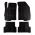 Πατάκια Αυτοκινήτου Gledring 0180 Chevrolet Aveo 2006-2011 Μαύρο 4 Τεμάχια