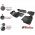 Πατάκια Σκαφάκια 3D Από Λάστιχο TPE Για Suzuki Swift 17+ Rizline 4 Τεμάχια Μαύρα