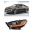 Μπροστινά Φανάρια Set Για Ford Mondeo mk5 13-16 DRL Chrome H7/Led Με Φλας Dynamic Carner