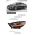 Μπροστινά Φανάρια Set Για Ford Mondeo mk5 13-16 DRL Chrome H7/Led Με Φλας Dynamic Carner