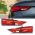 Πισινά Φανάρια Set Για Audi A3 8V 2013-2019 Sedan Led Bar Κόκκινο/Φιμέ