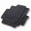 Λαστιχένια Πατάκια Geyer & Hosaja Για Seat MII Electric / Citigo-E 2019-2020 / Volkswagen E-Up 2019-2023 4 Τεμάχια Μαύρα 909/4C