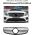 Μάσκα Για Mercedes-Benz GLC-Class X253 15-20 Diamond Look Μαύρο/Χρώμιο