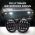 Μπροστινά Φανάρια Set Για Jeep Wrangler 96+ / Mercedes-Benz G-Class W463 / Hummer H1/H2 / Harley-Davidson Led Angel Eyes / DRL Projectors Μαύρα 13 led 2 Τεμάχια