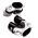 Μπούκες Εξάτμισης Για Mercedes-Benz A-Class (W177), CLA (C118), GLA (H247), GLB (X247) Piano Black (2 Διπλές)