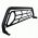 ROLL-BAR BLACK-INOX ME ΑΨΙΔΑ RB 403BL-INOX FORD RANGER T6 2012+, T7 2017+ & T8 2020+