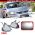 Φως Καθρέπτη Για  VW Golf (V) 03-08 / Passat B6 05-10 / Passat CC 08-12  / Sharan 7N 11-16 SMD Led 6000K Λευκά 2 Τεμάχια