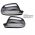 Καπάκια Καθρεφτών Για Audi A3 8P 08-10, A4 B8 08-11, A5 8T 07-11, A6 C6 4F 09-11, A8 D3 , Q3 8U , Καβούκια Brushed Aluminium 2 Τεμάχια