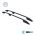 Μπάρες Οροφής Railing Για Mercedes-Benz Citan 2013-2021 MVN W415 /Renault Kangoo 2008-2021 MVN FC Μαύρες 2 Τεμάχια