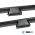 Μπάρες Οροφής Railing Για Mercedes-Benz Citan 2013-2021 MVN W415 /Renault Kangoo 2008-2021 MVN FC Μαύρες 2 Τεμάχια