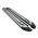Πλαινά Σκαλοπάτια FABA (Silver-Black-173cm) 2 Τεμάχια Αλουμινίου Χωρίς Βάσεις