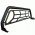 ROLL-BAR BLACK-INOX ME ΑΨΙΔΑ RB 403BL-INOX MAXUS T60 2023+/ MAXUS T60 MAX PLUS 2025+