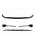 Μπροστινό Spoiler Για Mercedes-Benz A-Class W177 18-23 Hatchback / Sedan Amg Line Γυαλιστερό Μαύρο 3 Τεμάχια