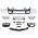 Body Kit Για Mercedes-Benz C-Class W204 07-14 C63 Facelift Amg Look Με DRL