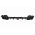 Diffuser Πίσω Προφυλακτήρα Για Mercedes-Benz E-Class W213 16-19 Με Amg Line Προφυλακτήρα Μαύρο Brabus Look Με Μαύρες Μπούκες