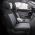 Καλύμματα Αυτοκινήτου Otom Flex Design Universal Βαμβακερό Ύφασμα Rachel Σετ Εμπρός / Πίσω 10 Τεμαχίων Μαύρο / Γκρι FLX-102