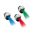Lampa Φωτάκια Εσωτερικά DASH-LITES 2 LED 12V Κόκκινα