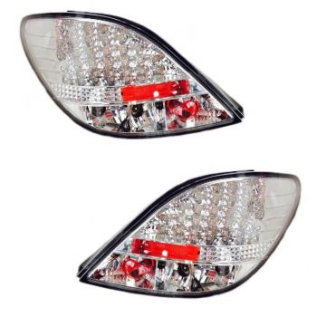 Πισινά Φανάρια Set Για Peugeot 207 06-09 Led Chrome JunYan