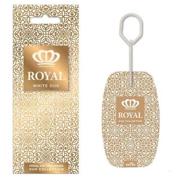Αρωματικό Αυτοκινήτου Κρεμαστό Feral Royal Collection White Oud