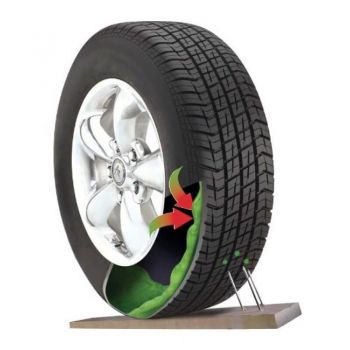 Κομπρεσέρ -  Κομφλέρ Αέρος Αυτοκινήτου Slime 12V Με Μανόμετρο Και Σφραγιστικό Ελαστικών 473ml