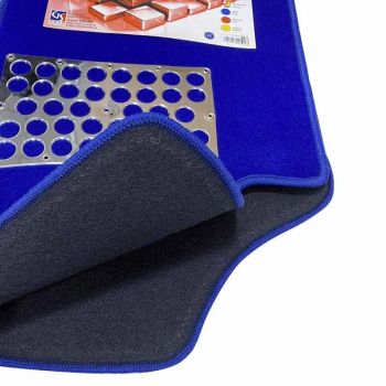 Πατάκια Αυτοκινήτου Universal Μοκέτα Passion Μπλε 5 Τεμάχια